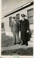 Edward R. Betz and son Edward M., ca. February 1946