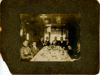 Dinner at the Sar-Louis home, ca. 1900